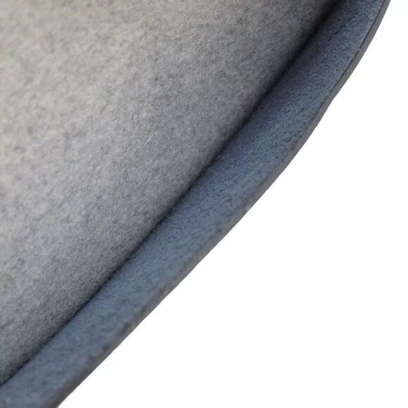 HERMES TooDoo Clutchbag gray x navy x yellow felt/VeauEpsom Leather - Picture 6 of 13